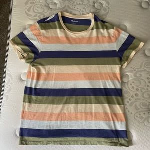 Madewell Mens Striped T-Shirt L